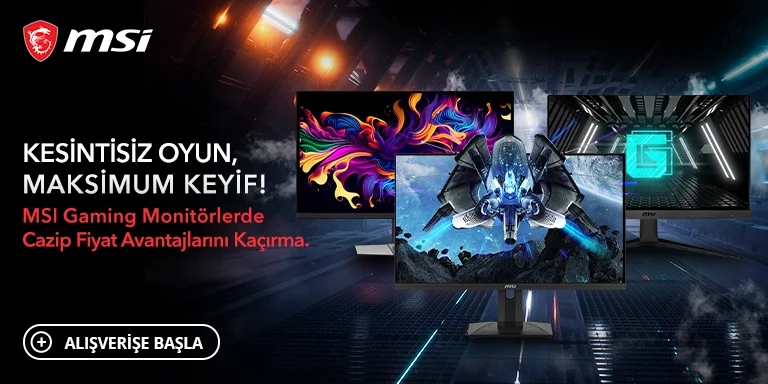 MSI Monitörlerle Kesintisiz Oyun, Maksimum Keyif