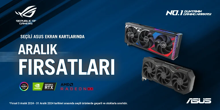 Asus Ekran Kartlarında Aralık Fırsatları