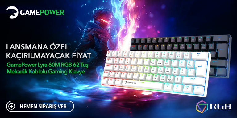 Gamepower Lyra Gaming Klavye