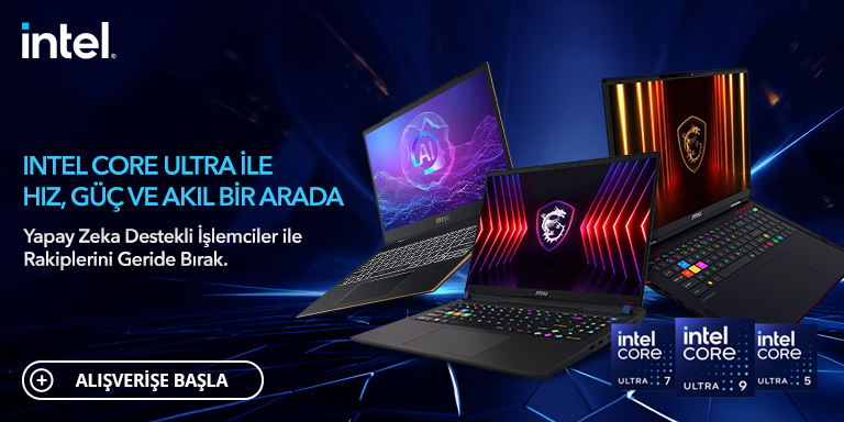 Intel Core Ultra İşlemcili Notebooklar