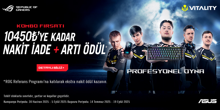 Seçili Asus Ürünlerinden Satın Al Geri Ödeme Al