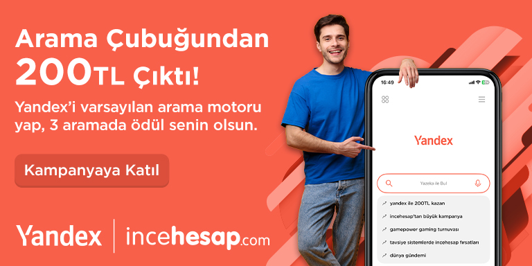 Yandex'i Varsayılan Arama Motoru Yap, Ödülü Kap