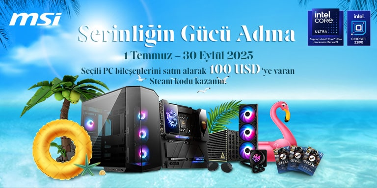 Seçili MSI Ürünlerinden Satın Al Steam Kodu Kazan