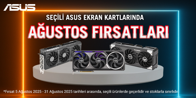 Seçili Asus Ekran Kartlarında Ağustos Fırsatları