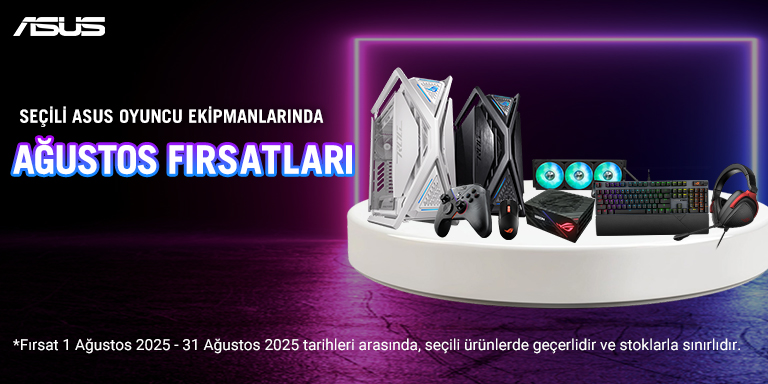 Seçili Asus Gaming Ekipmanlarda Ağustos Fırsatları