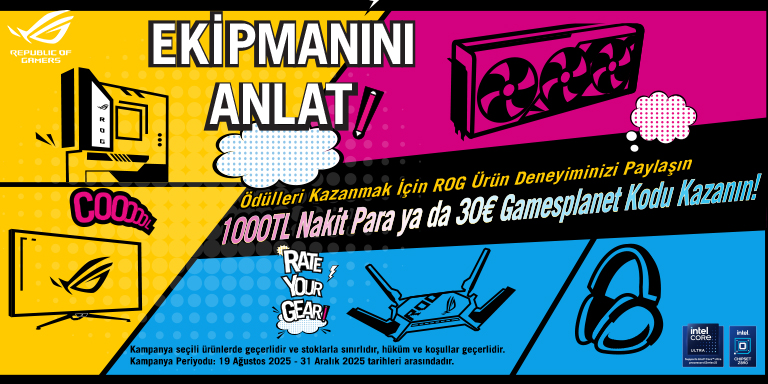 Asus Rog Ekipmanını Anlat Kampanyası