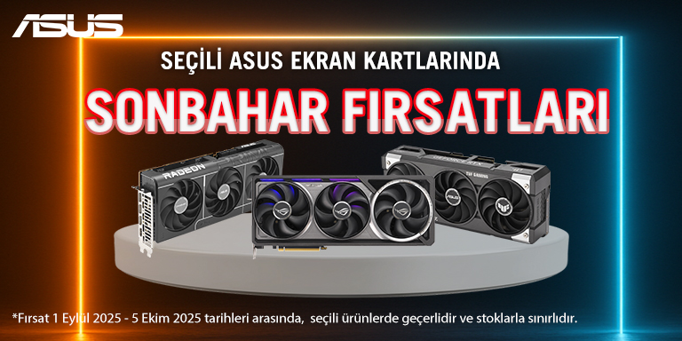 Seçili Asus Ekran Kartlarında Sonbahar Fırsatları