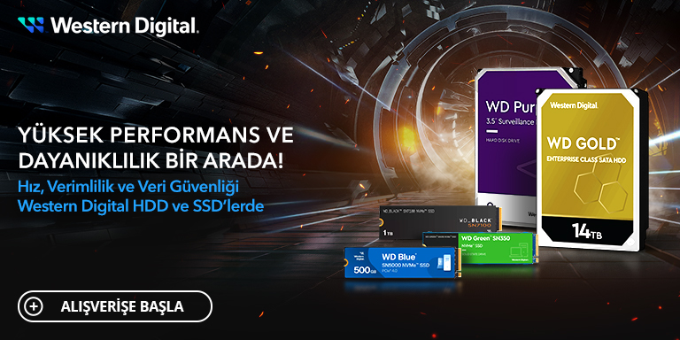 WD HDD ve SSD Depolama