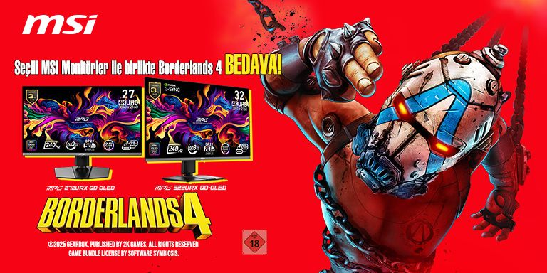 Seçili MSI Monitörler İle Borderlands 4 Kazanın