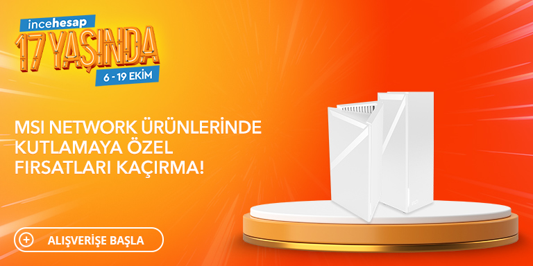 MSI Network Ürünlerinde 17.Yıl İndirimleri