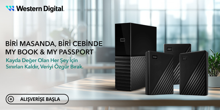 Western Digital My Book ve My Passport