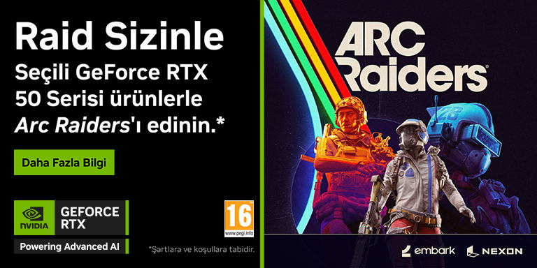 Geforce RTX 50 Serisi ile ARC Raiders'ı Edinin