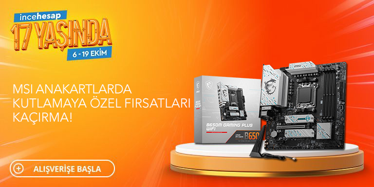 MSI Anakartlarda 17. Yıl İndirimleri