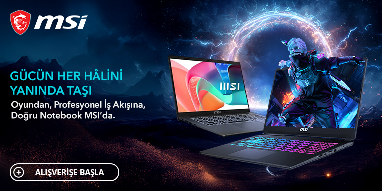 MSI Notebooklarda Fırsatı Kaçırma!
