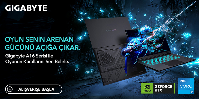 Gigabyte A16 Serisi Notebooklarla Oyunun Kurallarını Belirle