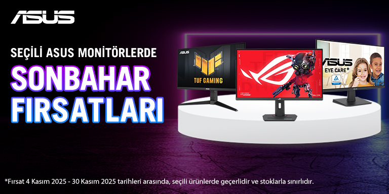 Seçili ASUS Monitörlerde Sonbahar Fırsatları