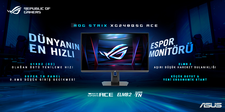 ASUS ROG Strix XG248QSG Ace Monitör