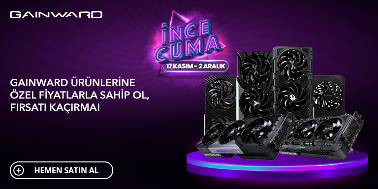 İnce Cuma Gainward Ekran Kartları