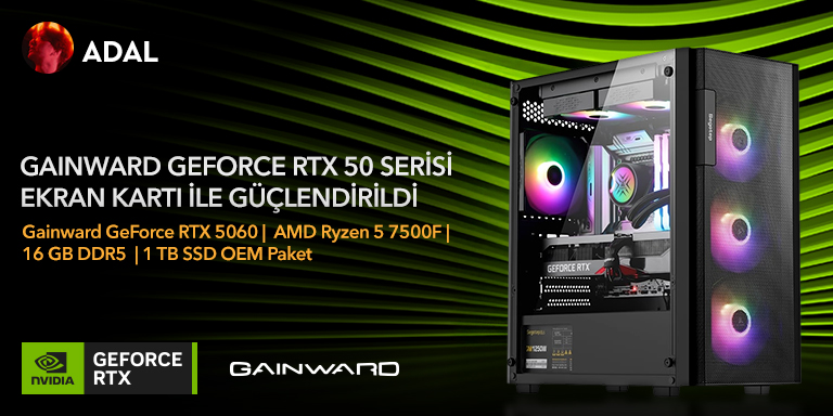 Adal Gainward Nvidia Sistem