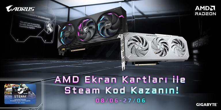 AMD Ekran Kartları Steam Kodu