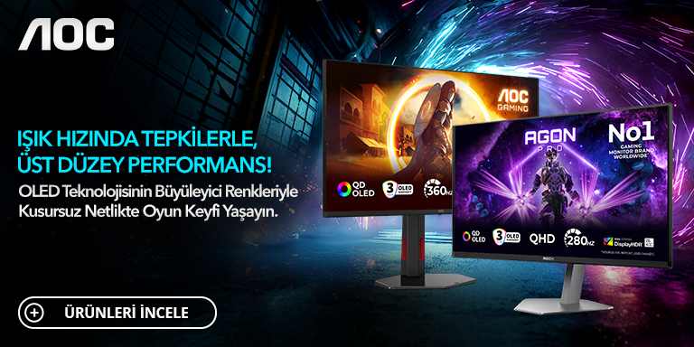 AOC Monitörlerle Üst Düzey Performans!