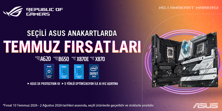 ASUS Temmuz Anakart Sellout