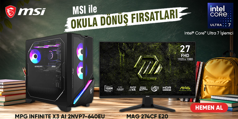 MSI ile Okula Dönüş Fırsatları Başladı!