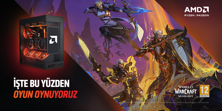 AMD Teknolojileri ile Oyun Deneyimini Üst Seviyeye Taşı!