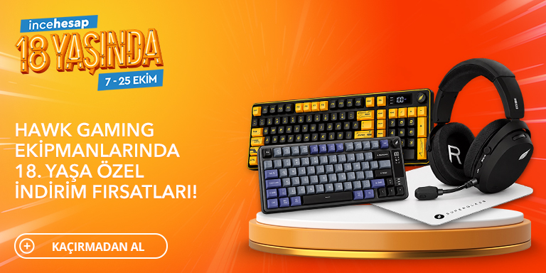 Hawk Ekipmanlarda 18. Yaş Günü Fırsatlarını Kaçırma!