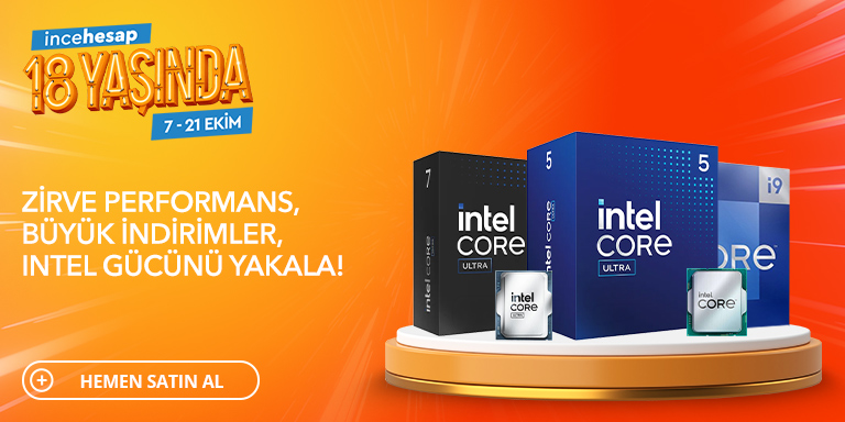18. Yıl İntel Ürünleri