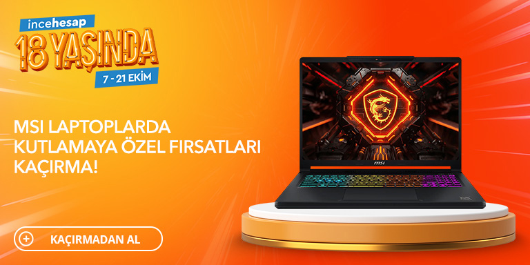18. Yıl MSI Notebooklar