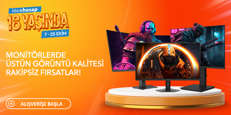 Monitörlerde 18. Yaş Günü Fırsatlarını Kaçırma!
