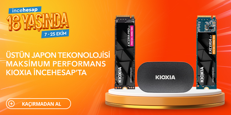 Kioxia SSDlerde 18. Yaş Günü Fırsatlarını Kaçırma!