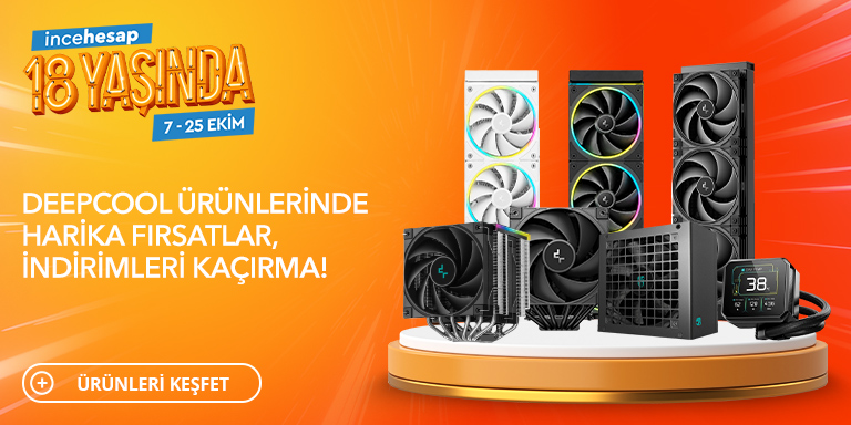 DeepCool Ürünlerinde 18. Yaş Günü Fırsatlarını Kaçırma!