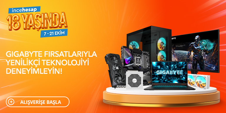 18. Yıl Gigabyte Ürünleri