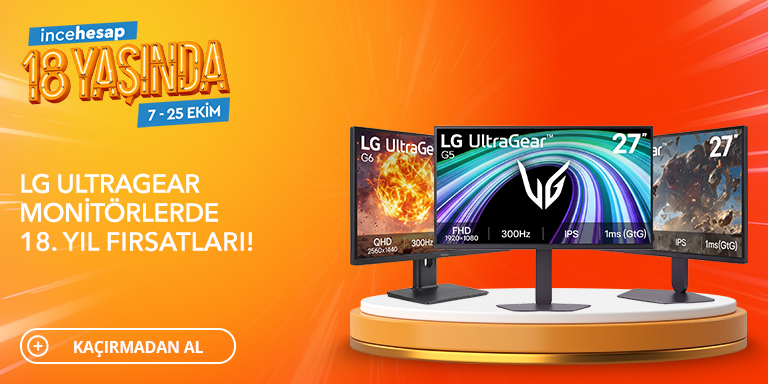 LG Monitörlerde 18. Yaş Günü Fırsatlarını Kaçırma!