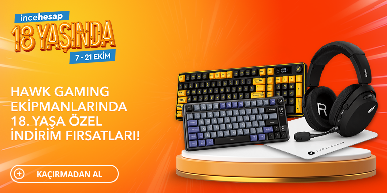Hawk Ekipmanlarda 18. Yaş Günü Fırsatlarını Kaçırma!