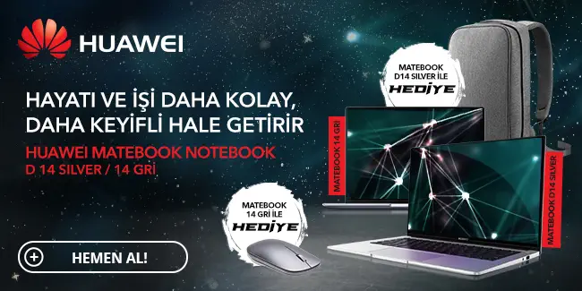 Huawei Matebook Hediye Kampanyası