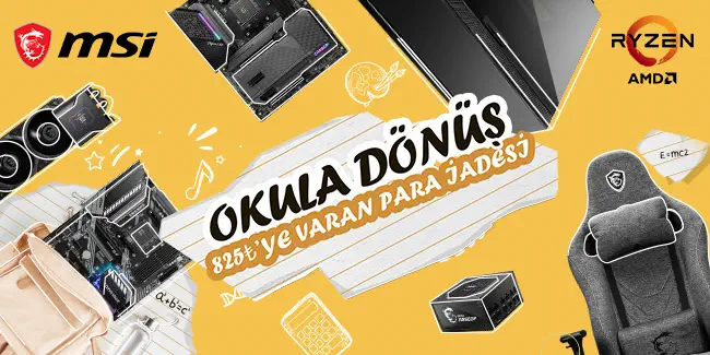 MSI Okula Dönüş Kampanyası 2021