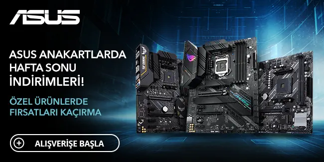 Asus Anakartlarda Hafta Sonu İndirimleri