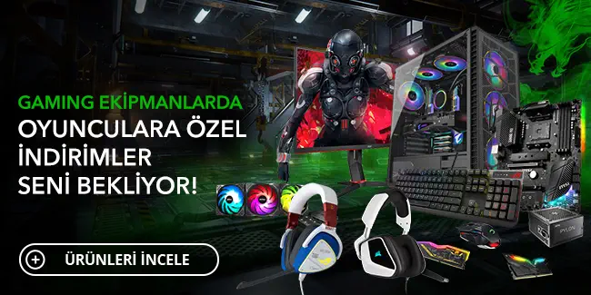Gaming Ekipmanlarda İndirim