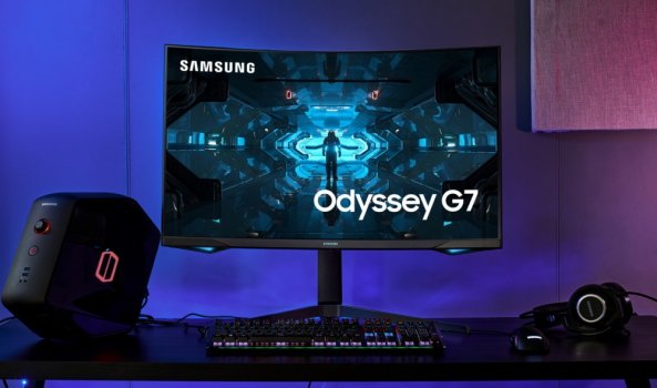 Samsung, Kavisli Oyuncu Monitörü Odyssey G7\'yi Tanıttı