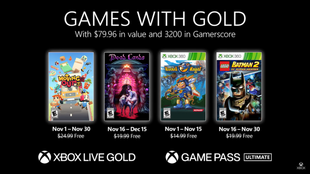 Karşınızda Xbox Live Gold Kasım 2021 Ücretsiz Oyunları