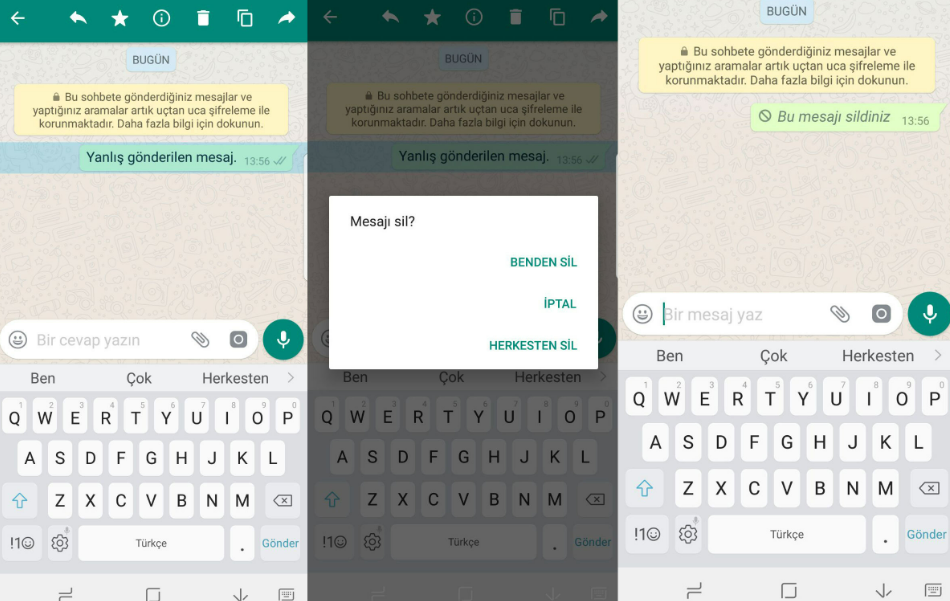 WhatsApp Herkes İçin Sil Özelliğine Güncelleme Geliyor!