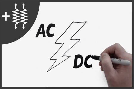 Elektrik akımı alternatif akım (AC) ve doğru akım (DC) olmak üzere ikiye ayrılır