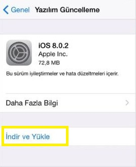 telefon güncelleme nasıl yapılır 