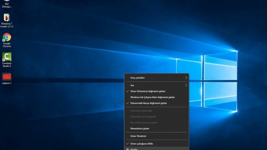 Windows 10 Görev Çubuğunda Upuzun Cortana Arama Kutusundan Kurtulun!