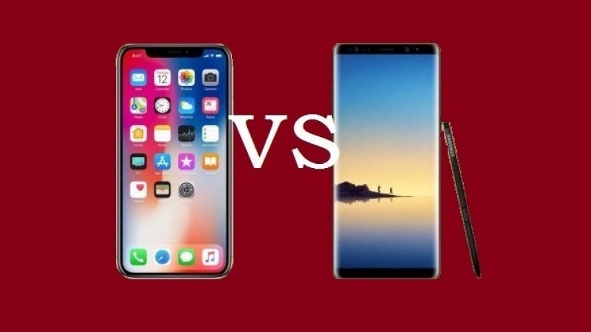 iPhone X ve Galaxy Note 8 Karşılaştırması!