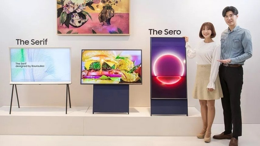 Samsung’un Dikey Televizyonu The Sero