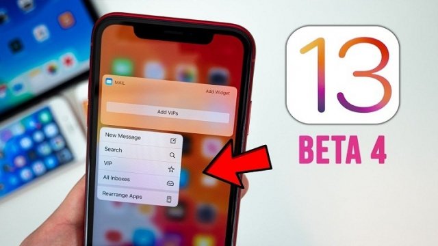 iOS 13 Beta 4 Güncellemesi Yayınladı